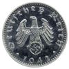 Image 1 : GERMANY: Third Reich, 50 reichspfennig, 1942-B, ANACS  Proof 63 Cameo
