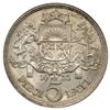 Image 2 : LATVIA: First Republic, AR 5 lati, 1932, PCGS MS64
