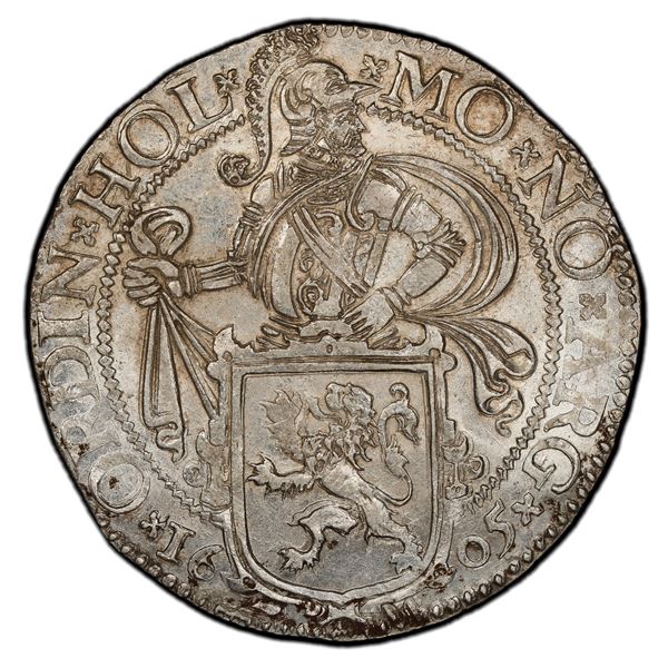 HOLLAND: Dutch Republic, AR leeuwendaalder, 1605, PCGS MS61