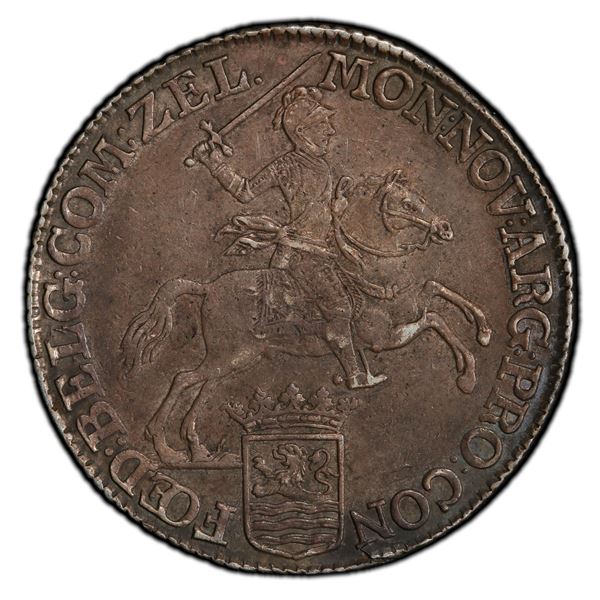 ZEELAND: Dutch Republic, AR ducaton, 1772, PCGS AU50