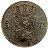 Image 2 : NETHERLANDS: Willem I, 1814-1840, AR 5 cents, 1822, VF-EF