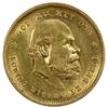 Image 1 : NETHERLANDS: Willem III, 1849-1890, AV 10 gulden, 1887, EF-AU
