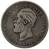 Image 1 : NORWAY: Oscar II, 1872-1907, AR 2 kroner, 1885, Fine