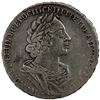 Image 1 : RUSSIA: Peter I (The Great), 1689-1725, AR rouble, 1725, Fine