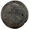 Image 1 : RUSSIA: Peter I (The Great), 1689-1725, AR rouble, 1725, Fine