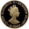 Image 1 : ASCENSION ISLAND: Elizabeth II, 1953-, AV 50 pence, 2000, NGC PF69 Ultra Cameo