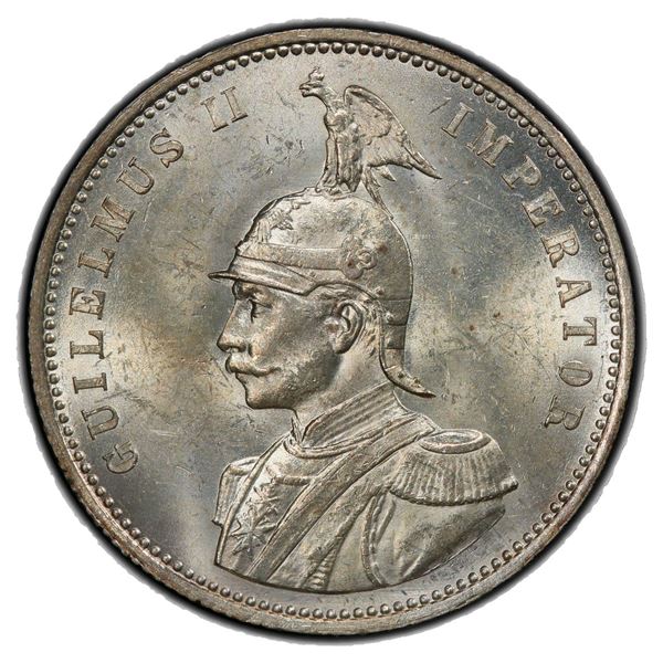 GERMAN EAST AFRICA: AR rupie, 1892, PCGS MS63