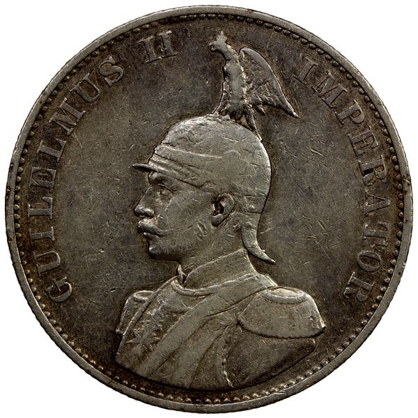 GERMAN EAST AFRICA: AR 2 rupien, 1894, F-VF