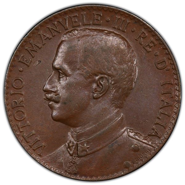 ITALIAN SOMALILAND: AE 4 bese, 1924, PCGS AU58