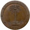 Image 2 : LIBERIA: Republic, AE 2 cents, 1862, AU