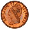 Image 1 : LIBERIA: Republic, AE cent, 1890, PCGS Specimen 64 RB