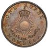 Image 2 : MOMBASA: Victoria, 1888-1896, AR rupee, 1888-H, PCGS MS62