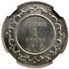 Image 2 : TUNISIA: AR franc, 1919//AH1338-A, NGC MS66