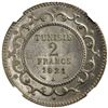 Image 2 : TUNISIA: AR 2 francs, 1921//AH1340-A, NGC MS64