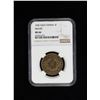Image 3 : TUNISIA: aluminum-bronze 2 francs, 1945//AH1364, NGC MS66