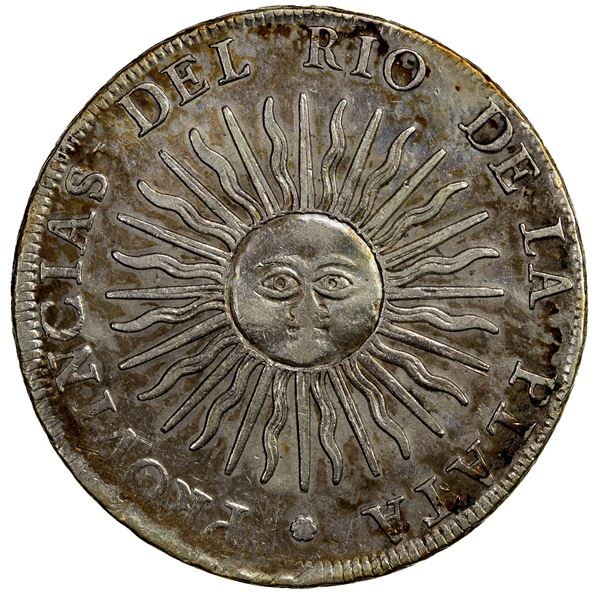 ARGENTINA: Río de la Plata, AR 8 reales, 1815-PTS, EF
