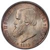 Image 1 : BRAZIL: Pedro II, 1831-1889, AR 2000 reis, 1889, PCGS MS64