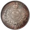 Image 2 : BRAZIL: Pedro II, 1831-1889, AR 2000 reis, 1889, PCGS MS64