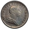 Image 1 : BRITISH GUIANA: ESSEQUIBO & DEMERARY: George III, AR ¼ guilder, 1809, PCGS MS62