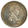 Image 1 : ESSEQUIBO AND DEMERARY: George III, AR ¼ guilder, 1816, PCGS MS65