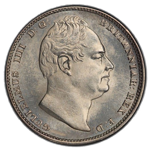 ESSEQUIBO AND DEMERARY: William IV, AR ½ guilder, 1832, PCGS MS64