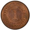 Image 2 : BRITISH HONDURAS: Victoria, AE cent, 1885, PCGS MS63 RB