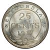 Image 2 : NEWFOUNDLAND: George V, AR 25 cents, 1917-C, PCGS MS64
