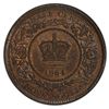 Image 2 : NOVA SCOTIA: Victoria, AE ½ cent, 1864, PCGS MS64 BN
