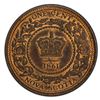 Image 2 : NOVA SCOTIA: Victoria, AE cent, 1861, PCGS MS64 BN