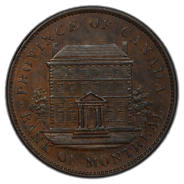 CANADA: AE penny, 1842, PCGS MS63 BN