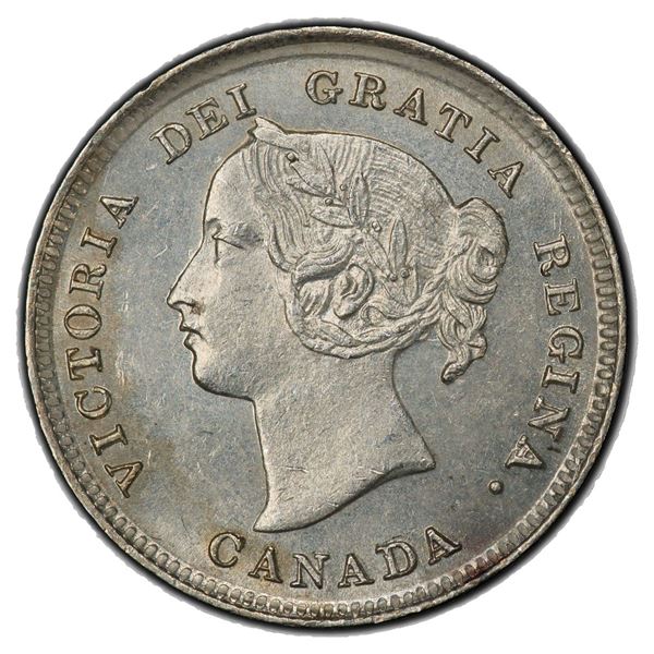 CANADA: Victoria, AR 5 cents, 1893, PCGS MS63