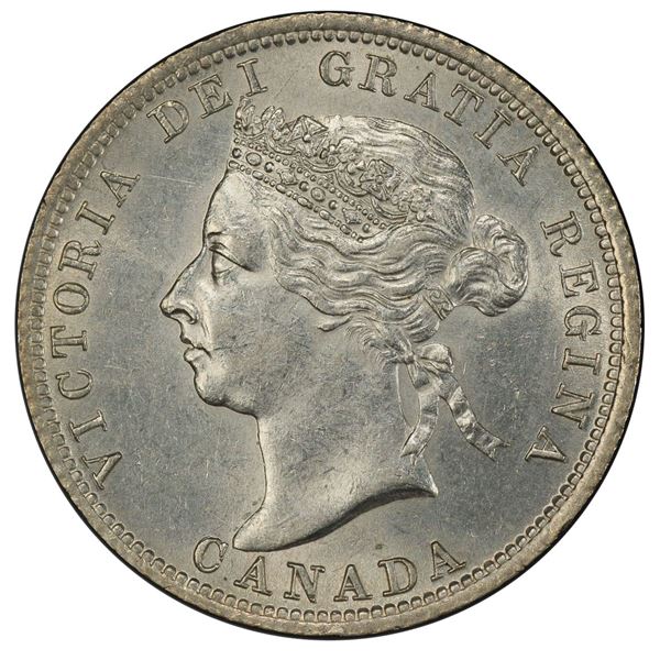 CANADA: Victoria, AR 25 cents, 1901, PCGS MS61
