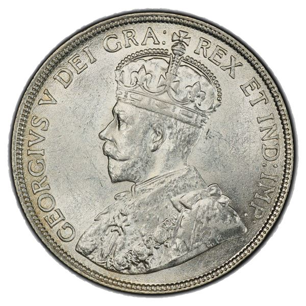 CANADA: George V, AR 50 cents, 1919, PCGS MS62