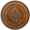 Image 2 : CENTRAL AMERICAN UNION: AE centavo, 1889, PCGS Specimen 63 RB