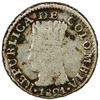 Image 1 : COLOMBIA: Pre-Republic (Cundinamarca), AR ½ real, 1821-Ba, F-VF