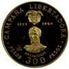 Image 2 : COLOMBIA: Republic, AV 300 pesos, 1969, Proof