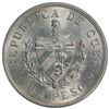 Image 1 : CUBA: Republic, AR peso, 1934, PCGS MS63