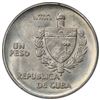 Image 1 : CUBA: Republic, AR peso, 1935, PCGS MS63