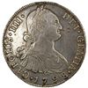 Image 1 : GUATEMALA: Carlos IV, 1788-1808, AR 8 reales, 1798-NG, EF