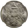 Image 2 : GUATEMALA: Republic, AR peso, 1895-H, NGC MS63 +