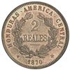 Image 2 : HONDURAS: Republic, 2 reales, 1870, PCGS Specimen 63