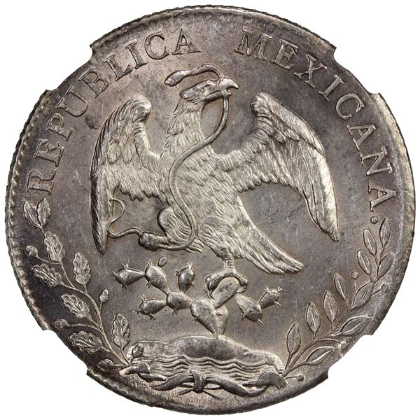MEXICO: Republic, AR 8 reales, 1891-As, NGC MS63