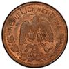 Image 1 : MEXICO: Revolutionary Issue, AE 10 centavos, Atlixtac, Guerrero, 1915, PCGS MS63 RB