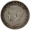 Image 1 : PUERTO RICO: Alfonso XIII, 1886-1931, AR peso, 1895, VF