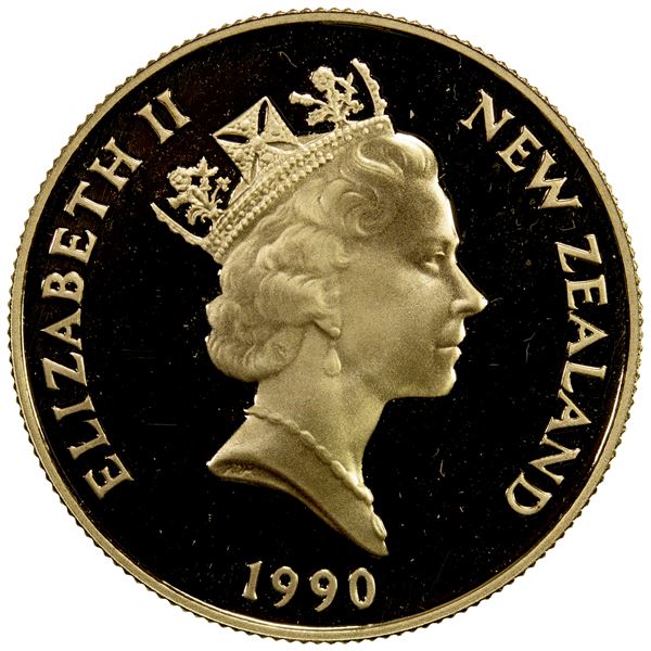 NEW ZEALAND: Elizabeth II, 1952-, AV 150 dollars, 1990, Choice Proof