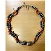 Image 1 : AFGHANISTAN: coral & silver necklace, VF-EF