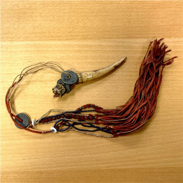 CHINA: horn necklace, early to mid-20th century, EF
