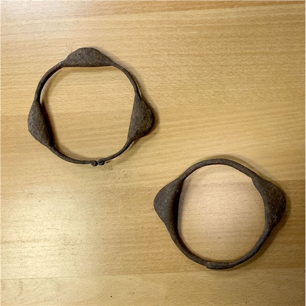 CONGO (DEMOCRATIC REPUBLIC): LOT of 2 iron rings