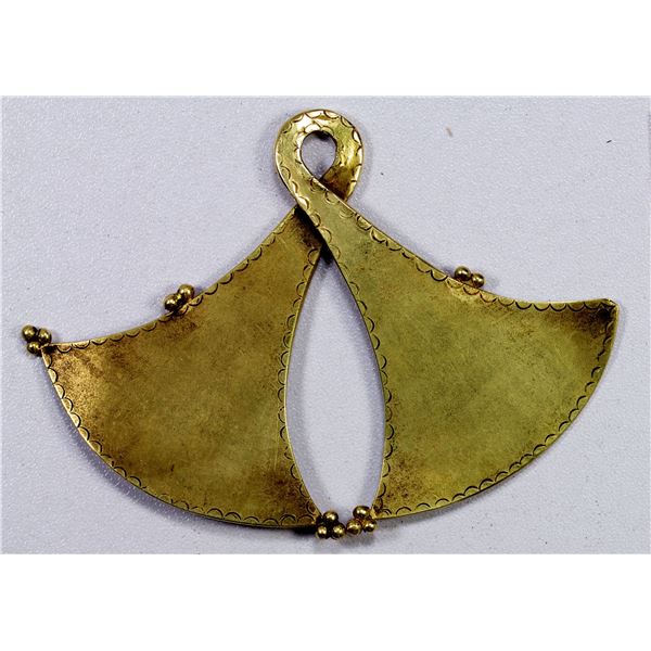 INDONESIA: Flores, gold taka pendant (30.01g), VF-EF