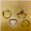 Image 1 : INDONESIA: Timor, LOT of 4 silver bracelets
